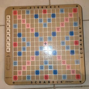 Rotating Scrabble Board That Spins Selling price is firm. Do not make offers.